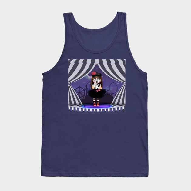 Mime at circus Tank Top by Paciana Peroni